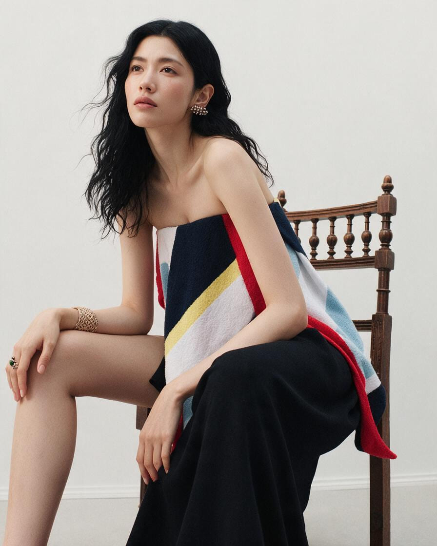 Sora Kimura — seated editorial portrait